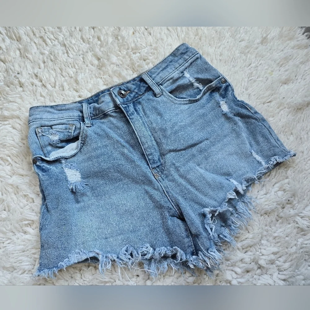 Rewash Denim Distressed Shorts